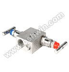 ASTM A351 CF8 304 2 Way Manifold Valves,R2,Type 3 ASTM A351 CF8 304 2 Way Manifold Valves,R2,Type 3