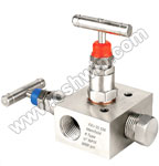 Stainless Steel 316 2 Way Manifold Valves,R2,Type 5 Stainless Steel 316 2 Way Manifold Valves,R2,Type 5