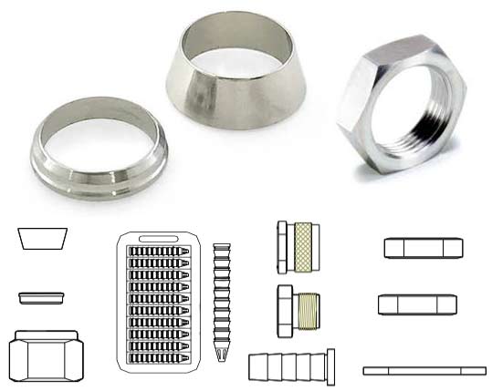 Stainless Steel 316 Tube Fitting Accessories