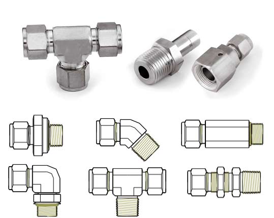 Duplex Tube to Male Pipe Thread Duplex Tube to Male Pipe Thread