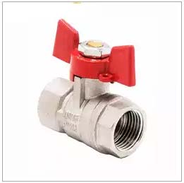 Locking Butterfly Handle Brass Ball Valve Locking Butterfly Handle Brass Ball Valve