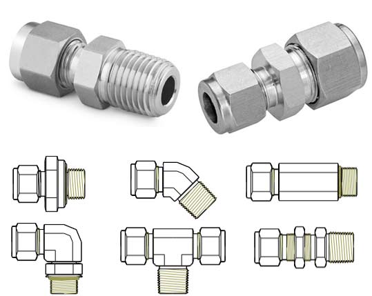 Hastelloy Tube to Male Pipe Thread Hastelloy Tube to Male Pipe Thread
