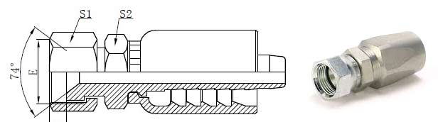 High Pressure JIC flare fittings