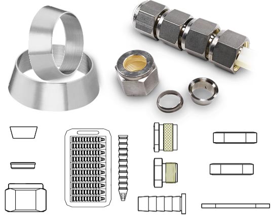 Nickel Alloy 800 Tube Fitting Accessories