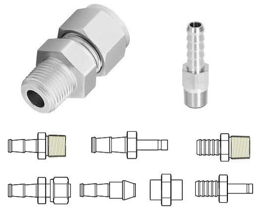 Werkstoff 2.4858 Incoloy Hose Fitting