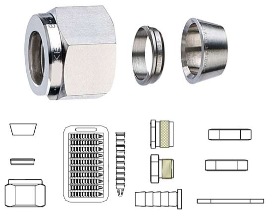 UNS N06625 Inconel 625 Tube Fitting Accessories