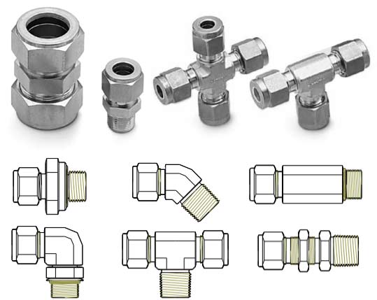 Inconel Tube to Male Pipe Thread Inconel Tube to Male Pipe Thread