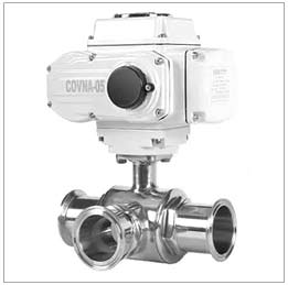 DN15 1/2 inch Sanitary Stainless Steel 3 Way L Port Ball Valve DN15 1/2 inch Sanitary Stainless Steel 3 Way L Port Ball Valve
