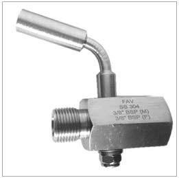 1/2 NPT Nickel 200 Alloy 2 Way Reducing Valve