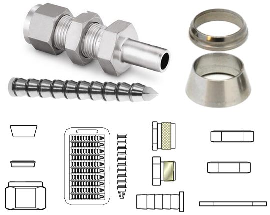Stainless Steel UNS S31703 Tube Fitting Accessories