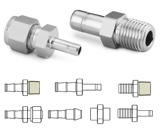 Austenitic Stainless Steel 316Ti Hose Fitting
