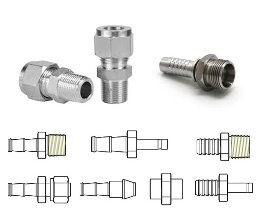 904L EN 1.4539 Hose Fitting