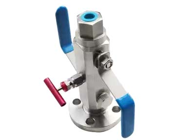 SS Double Block And Bleed Butterfly Valve