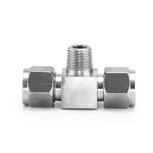 3/8 inch 316 Stainless Steel Double Ferrule Tube Fitting