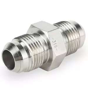 Male Straight 316 Stainless Steel Ferrule Union
