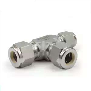 316 Stainless Steel Straight Double Ferrule Tube Fitting