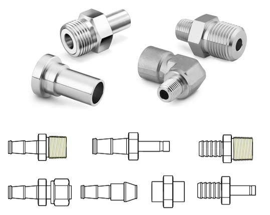 Titanium Tial6v4 Hose Fitting